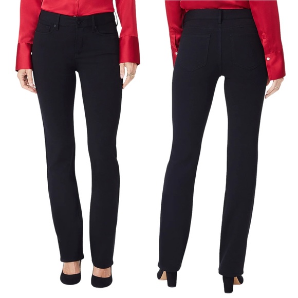 NYDJ Marilyn Straight Pants in Ponte Knit. Size 12P - Picture 1 of 12